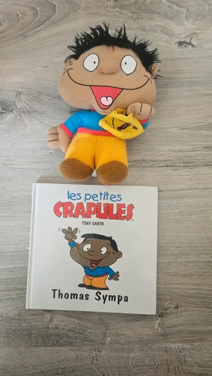 Livre Thomas sympa les petites crapules + peluche