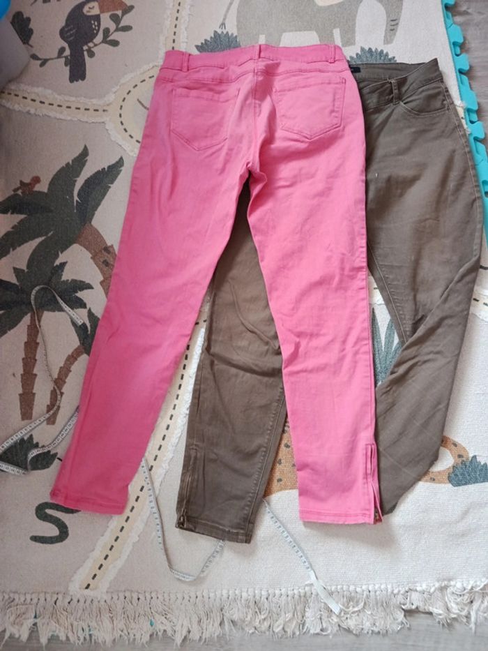 Lot de 2 pantalons coton printemps été - photo numéro 4