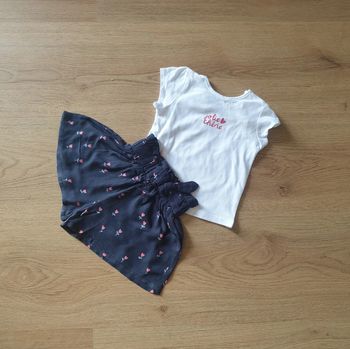 🩷 Ensemble tee-shirt et short 3 mois Kiabi #emyfleury_3moisfille