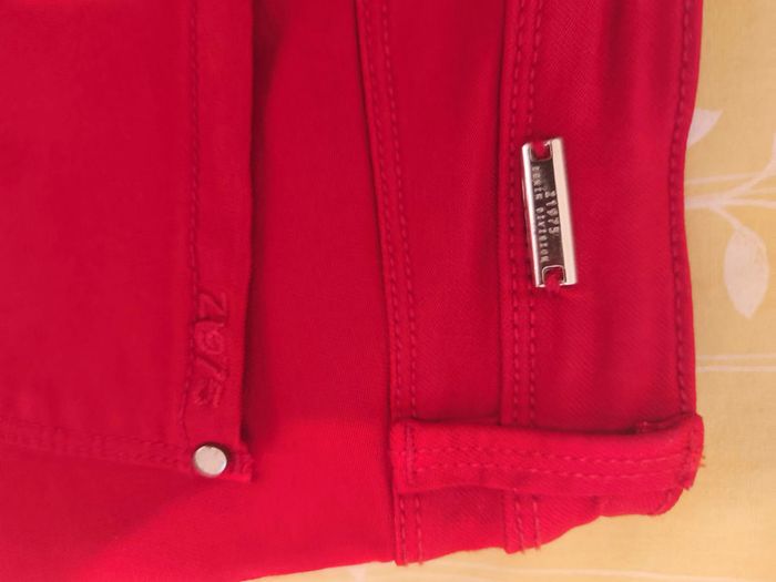 Pantalon Zara Z1975 Femme Taille 36 Rouge - photo numéro 6