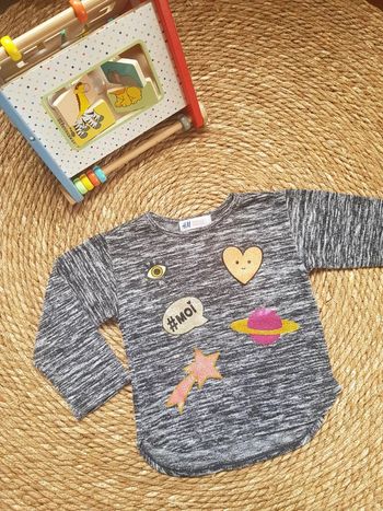 Pull léger h&m fille 2-4ans