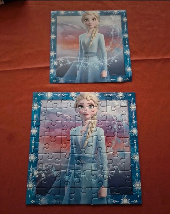 Puzzle 3x49 pièces reine des neiges - photo numéro 3