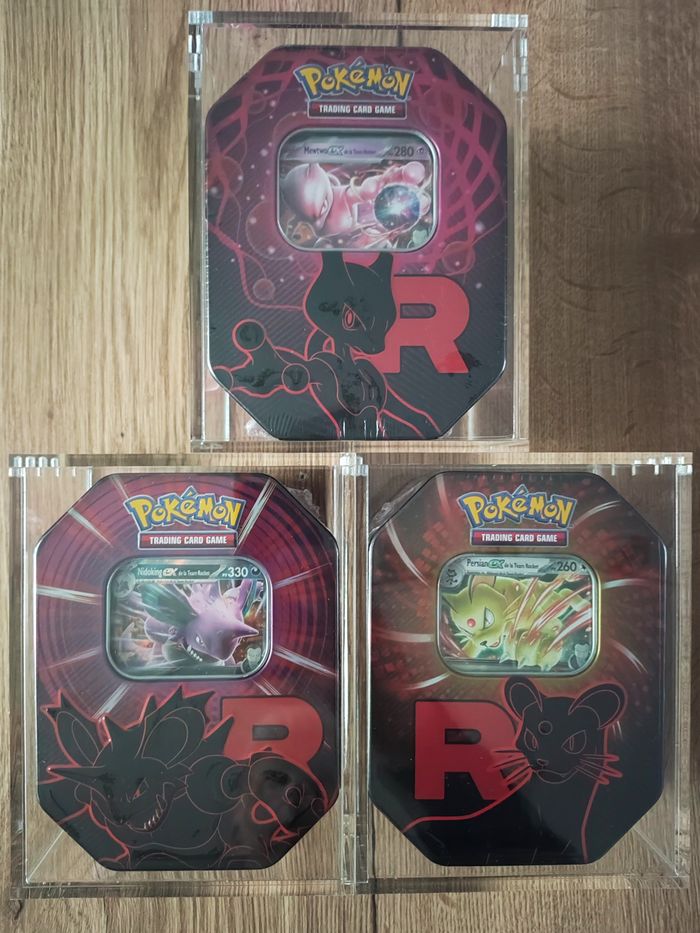 2 Protections acrylique pour PokeBox Pokémon