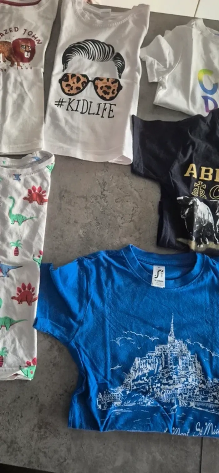 Lot de 8 tee shirt garcon - photo numéro 7