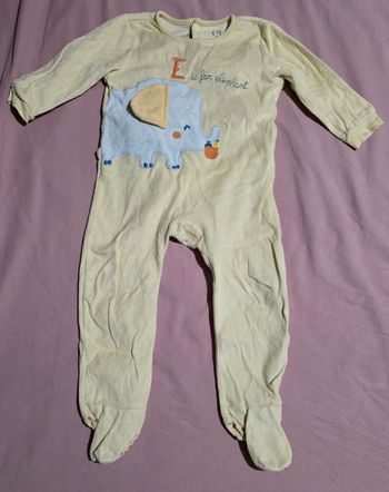 Pyjama velours 24 mois