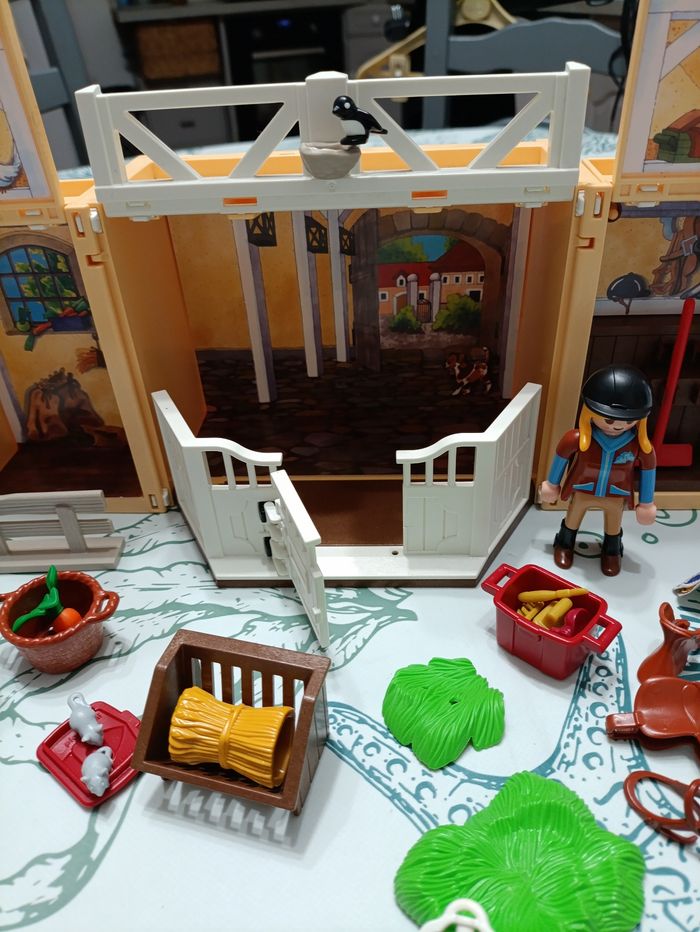 Écurie playmobil transportable - photo numéro 4