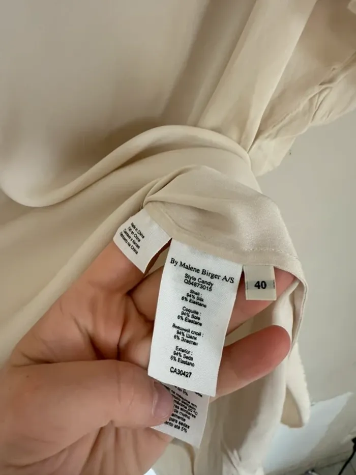 Blouse écru By Malene Birger - photo numéro 4