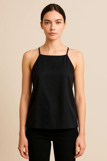 Debardeur noir femme
