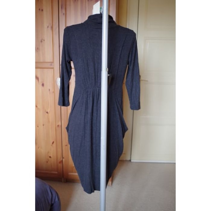 Jensen - ROBE MI-LONGUE  GRISE- Taille 40 - photo numéro 3