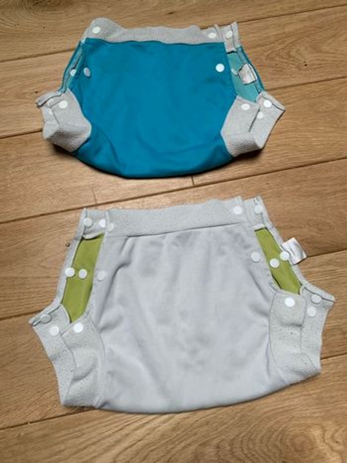 Lot 3 couches lavables et shorty lulu nature - photo numéro 2