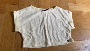 Croc top jaune pale ikks 4 ans