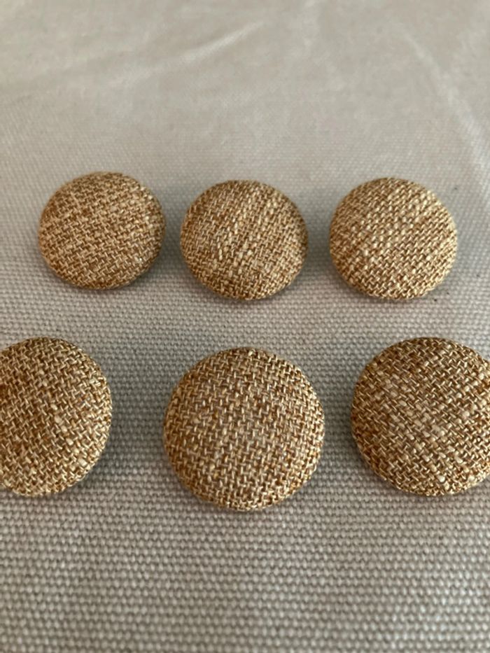 Boutons tissu - photo numéro 2