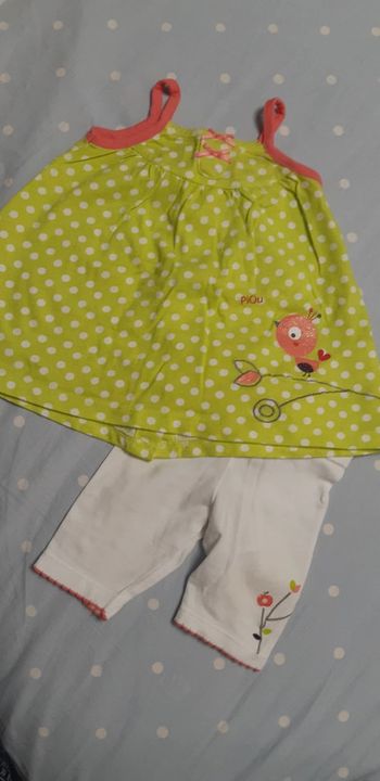 Ensemble fille 3 mois orchestra piou piou