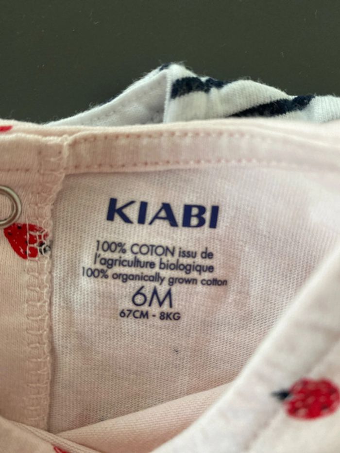 lot de 4 t-shirts 6 mois kiabi - photo numéro 4