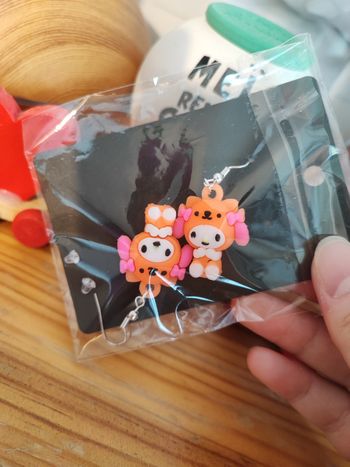 Boucles d'oreilles hello Kitty