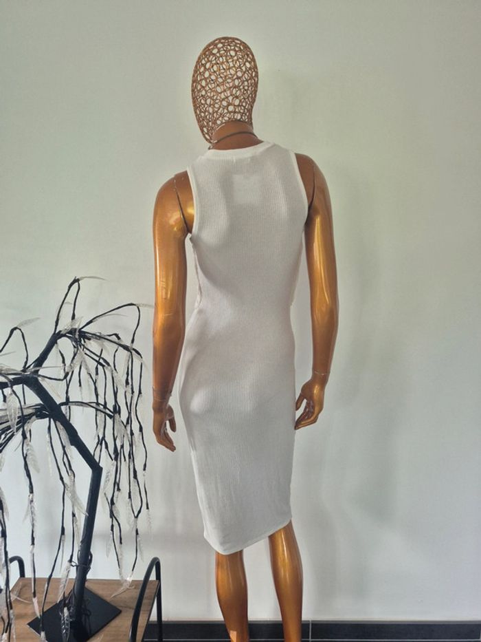 Robe Longue Blanche Femme Taille M/38 - photo numéro 2