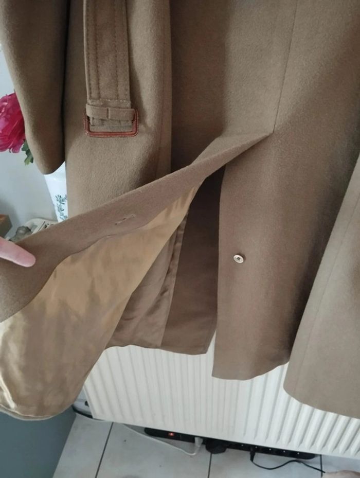 🌷Manteau Beige Vintage Pure Laine Tyrol Autrichien Steinblok T42/44🌷 - photo numéro 13