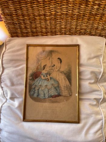 Cadre vintage « album de la mode illustrée »