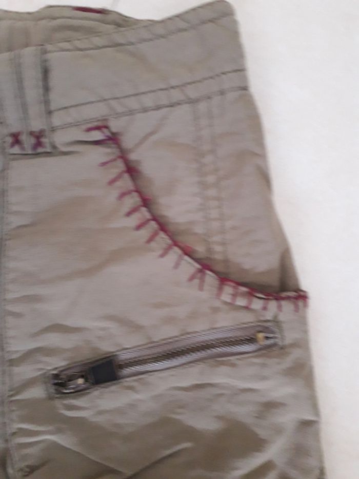 Pantalon toile doublé - 10 ans - photo numéro 6