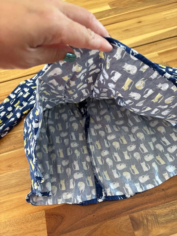 Robe bleue chats - photo numéro 6