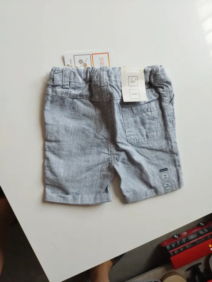 Pantacourt short bébé garçon 18 mois - photo numéro 4
