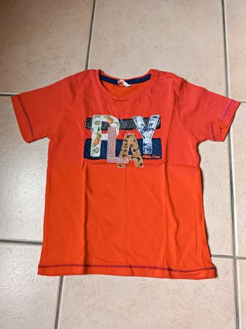Tee shirt rouge Tape à l'oeil 3 ans