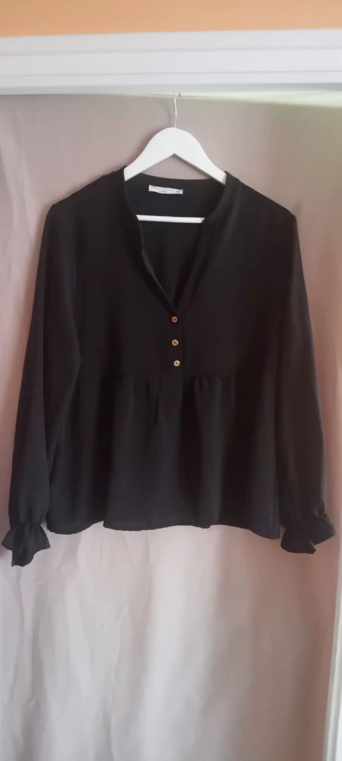 Haut noir manche longues