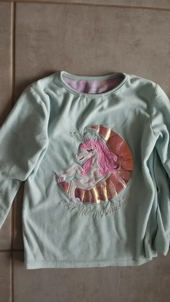 Pyjamas licorne 8/9 ans Primark épais fille - photo numéro 4