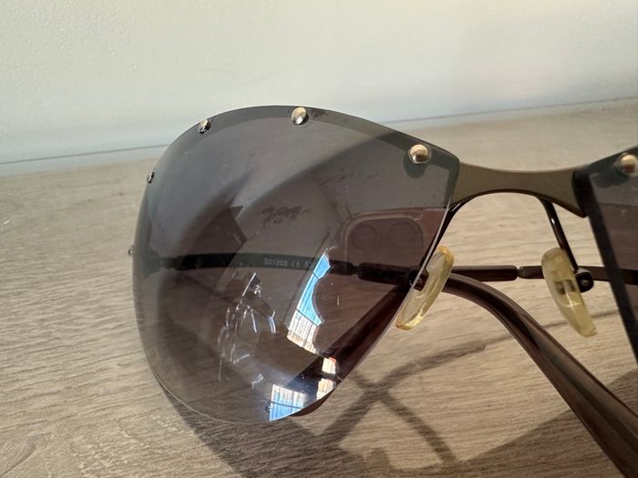 Lunettes de soleil Grises légèrement dégradées - photo numéro 6
