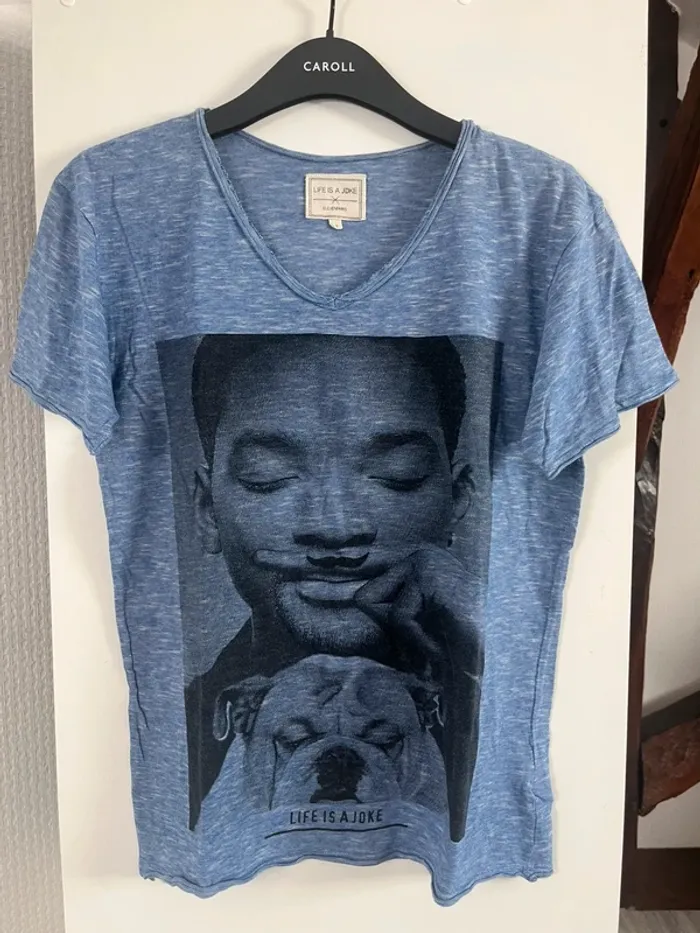T-shirt col v femme - photo numéro 2