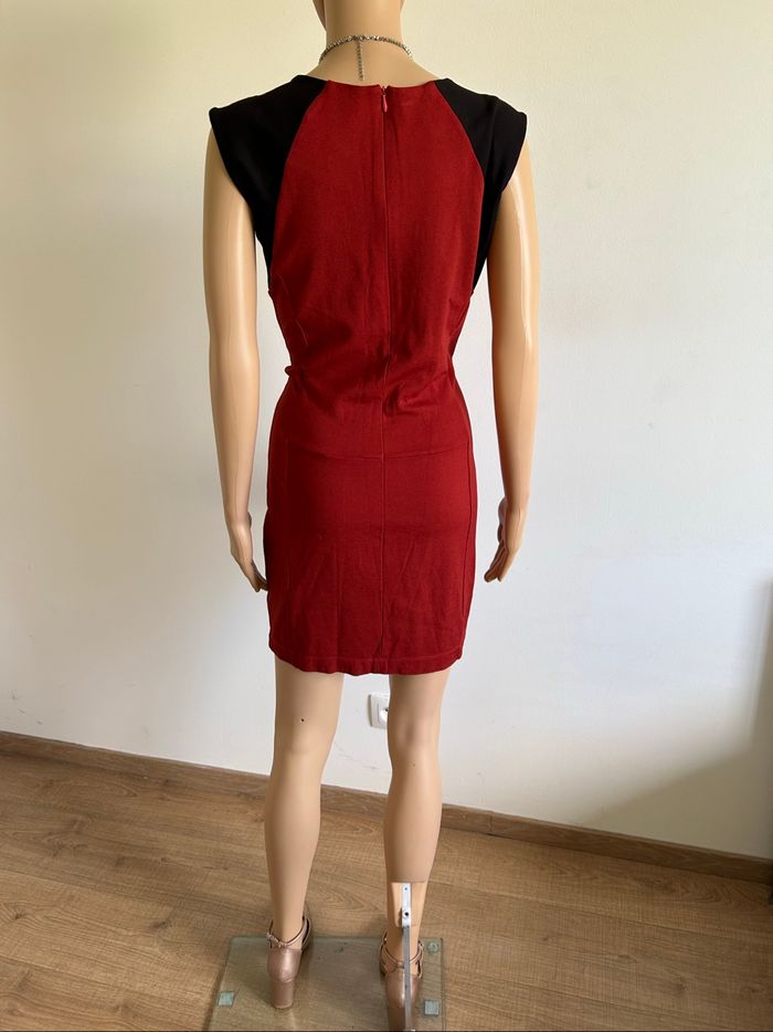 Robe orange et noire sans manches Esprit taille française M TBE - photo numéro 6