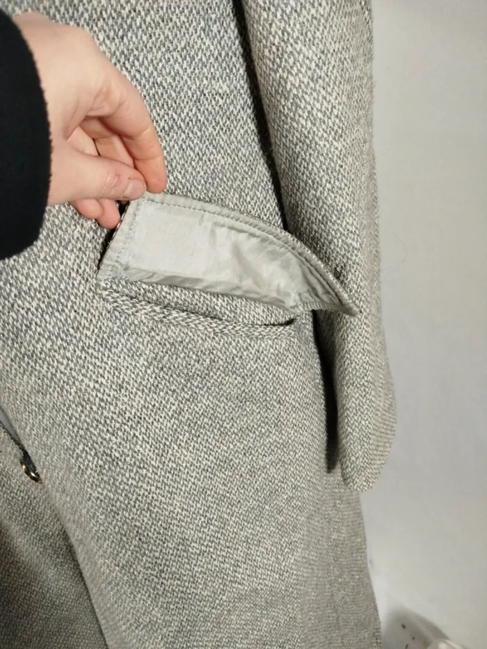 Manteau vintage femme - 100% laine - Elégant Pièce rare A267 - photo numéro 12