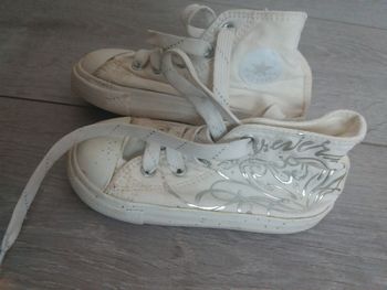 Converse montante blanche