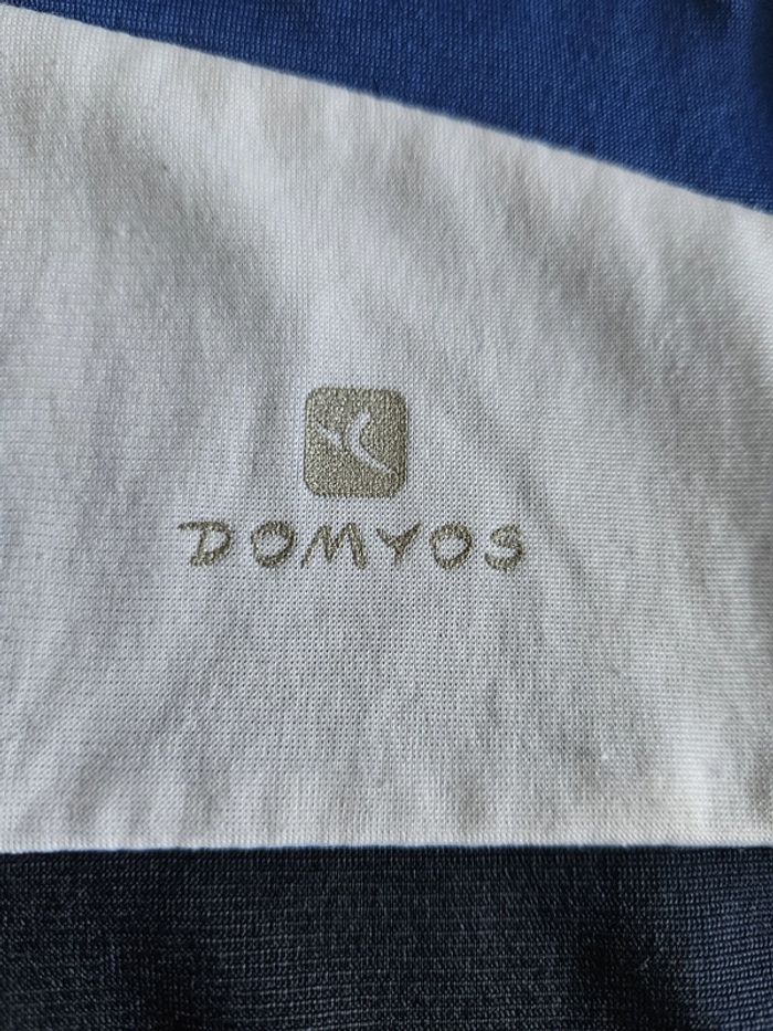 Veste zippée légère garçon - Taille 5 ans (110-113cm) - Domyos - Bleu blanche - photo numéro 7