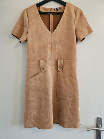 Robe suédine camel Bonobo Taille S