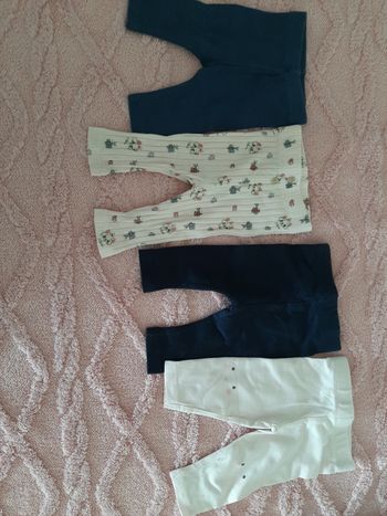 Lot leggings bebe fille 1 mois