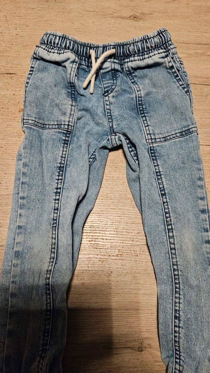 Jean s sport, bleu clair, elastique dans le bas, Kiabi, 6 ans - photo numéro 4