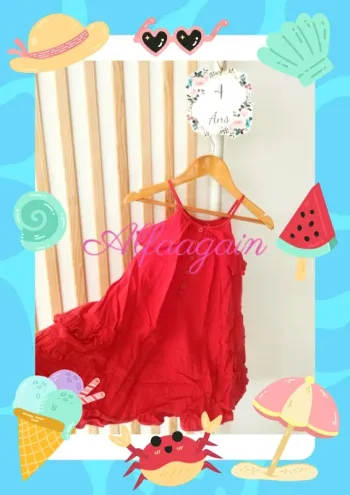 Robe catimini rouge 4ans