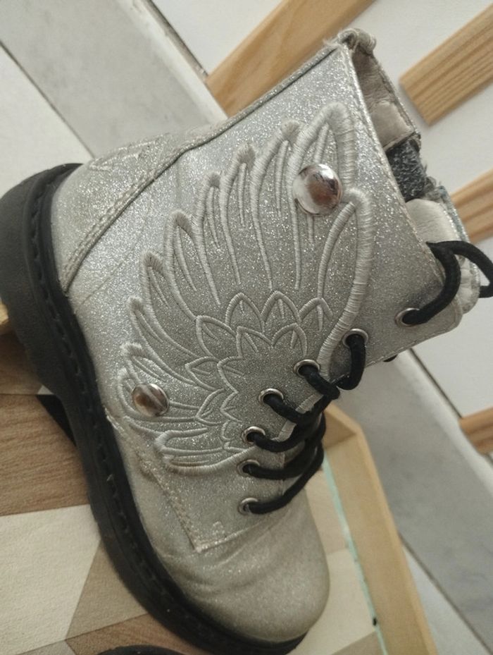 Bottines argentées lelli Kelly 31 - photo numéro 3