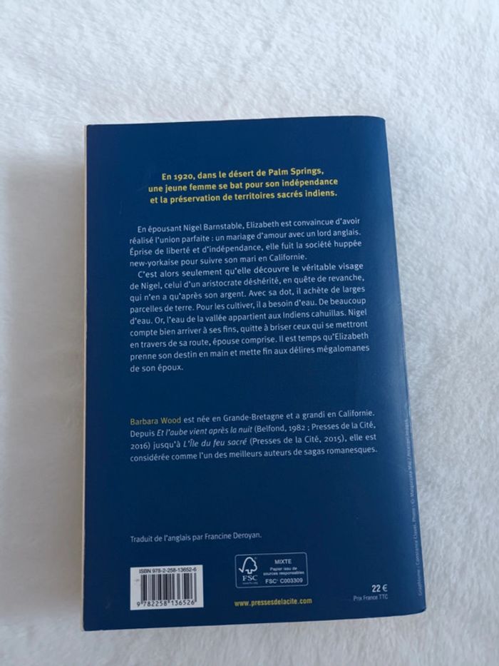 Livre Terres d'espérance de Barbara Wood - photo numéro 2