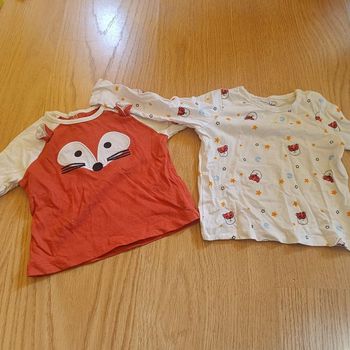 Lot tee-shirt manches longues garçon