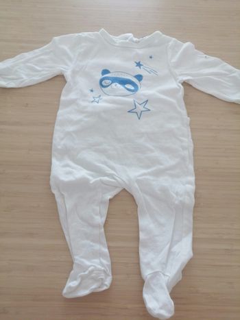 Pyjama 100% Coton. 3 mois Kiabi. Bon état