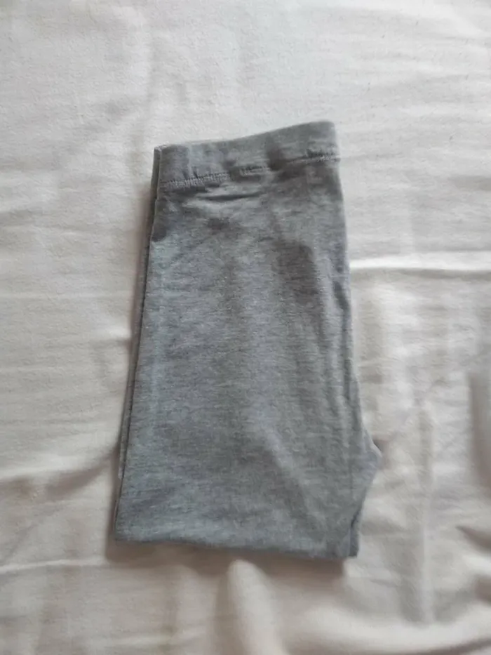 Legging Gris Clair Fille 10/12 ans - photo numéro 3