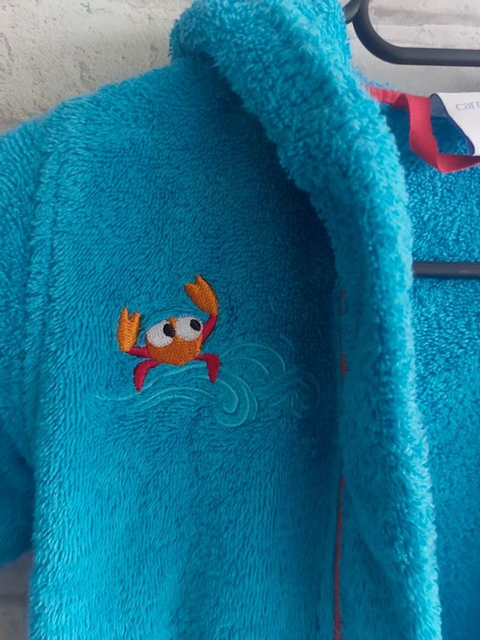 Peignoir Carré Blanc taille 12 mois - photo numéro 2