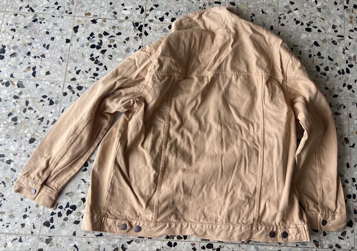 Veste en jean  beige - photo numéro 2