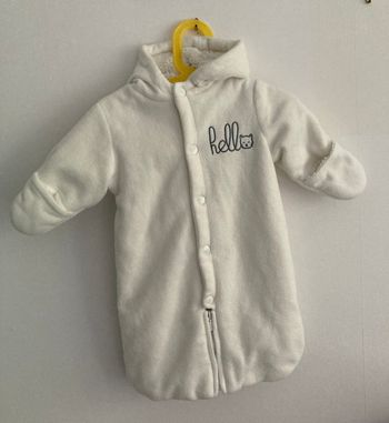 manteau combipilote en polaire bébé 3 mois