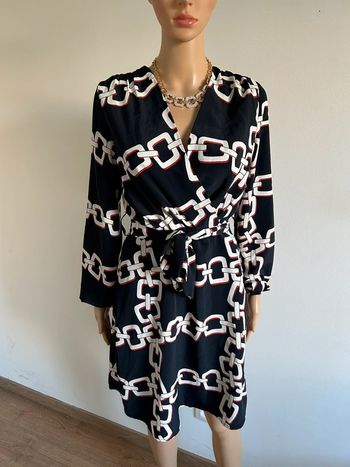 Robe imprimée à manches longues Morgan taille 34 jamais portée