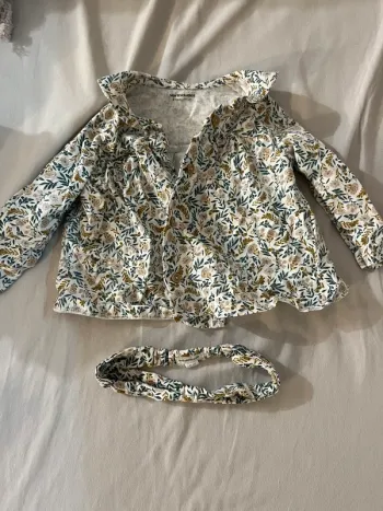 Chemisier verbaudet 9 mois avec bandeau