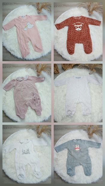 Lot pyjamas 1 mois