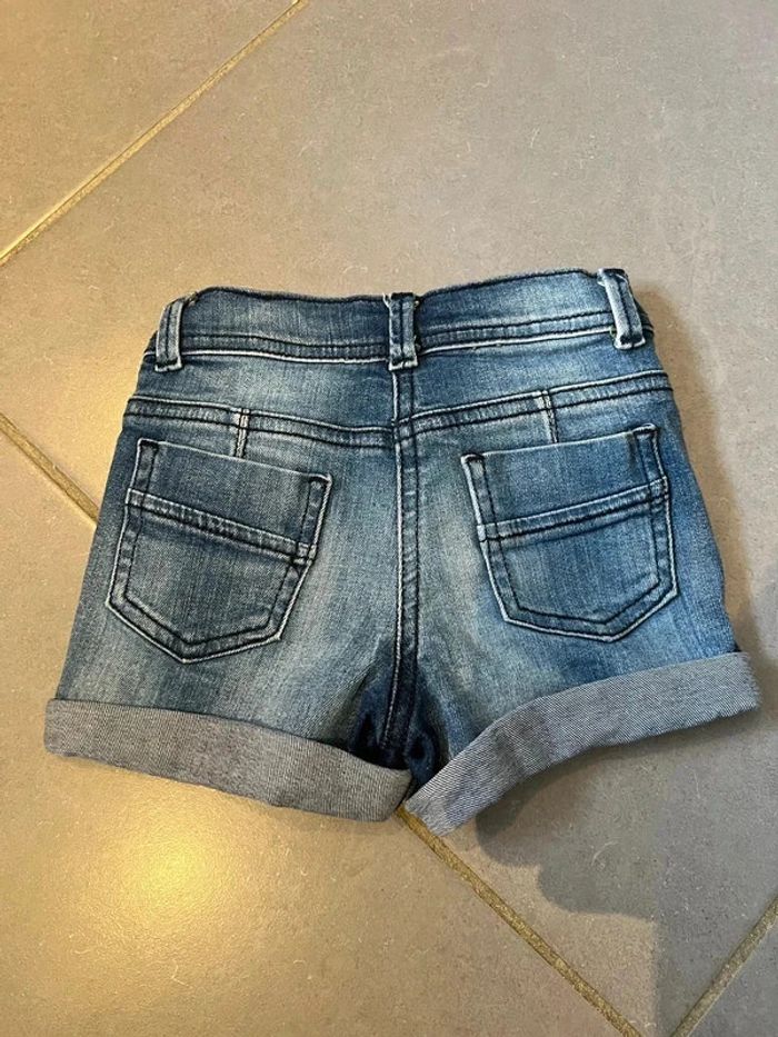 Short / Bermuda en Jean - Gémo Kids - Bleu marine - 3 ans - photo numéro 3